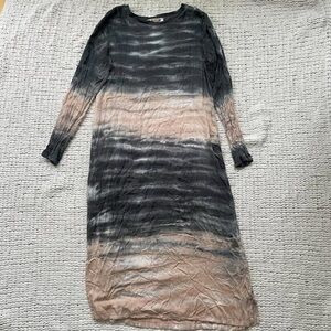 Anthropologie Dolan Trina Tie Dye Midi Dress Medium